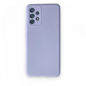 Alan Şanslı Samsung Galaxy A13 4G Nano İçi Kadife Silikon Lila Kılıf
