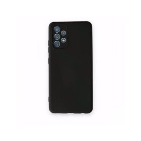 Alan Şanslı Samsung Galaxy A13 4G Nano İçi Kadife Silikon Siyah Kılıf