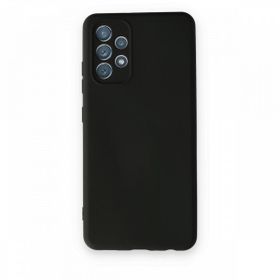Alan Şanslı Samsung Galaxy A13 4G Nano İçi Kadife Silikon Siyah Kılıf