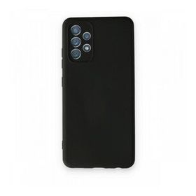 Alan Şanslı Samsung Galaxy A13 4G Nano İçi Kadife Silikon Siyah Kılıf