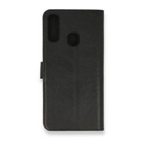 Alan Şanslı Samsung Galaxy A20S Trend S Plus Kapaklı Siyah Kılıf