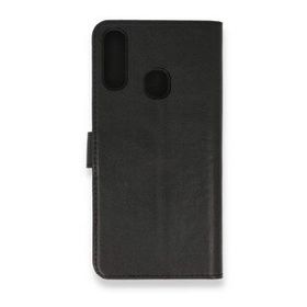 Alan Şanslı Samsung Galaxy A20S Trend S Plus Kapaklı Siyah Kılıf