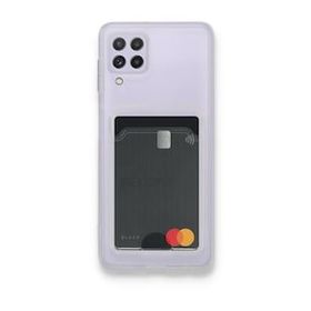 Alan Şanslı Samsung Galaxy A22 Kart Şeffaf Silikon Şeffaf Kılıf
