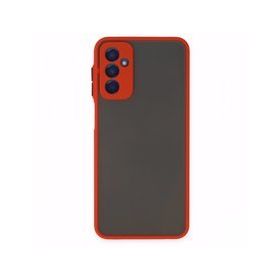 Alan Şanslı Samsung Galaxy M13 Montreal Silikon Kapak Kırmızı Kılıf