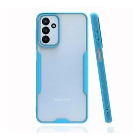 Alan Şanslı Samsung Galaxy M23 Platin Silikon Mavi Cep Telefonu Kılıfı