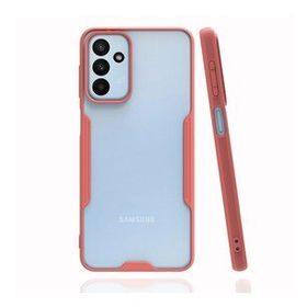 Alan Şanslı Samsung Galaxy M23 Platin Silikon Pembe Cep Telefonu Kılıfı