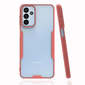 Alan Şanslı Samsung Galaxy M23 Platin Silikon Pembe Cep Telefonu Kılıfı