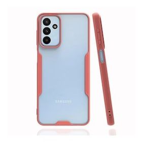 Alan Şanslı Samsung Galaxy M23 Platin Silikon Pembe Cep Telefonu Kılıfı