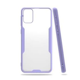 Alan Şanslı Samsung Galaxy M31 Platin Silikon Lila Cep Telefonu Kılıfı