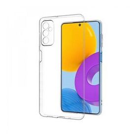 Alan Şanslı Samsung Galaxy M52 5G Deluxe 2mm Şeffaf Silikon Şeffaf Cep Telefonu Kılıfı