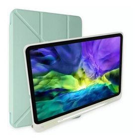 Alan Şanslı Samsung Galaxy P610 Tab S6 Lite 10.4 Kalemlikli Mars Açık Yeşil Tablet Kılıfı