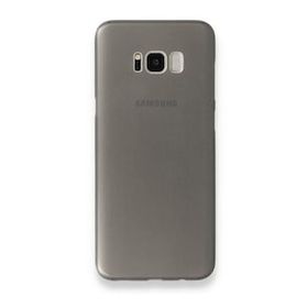 Alan Şanslı Samsung Galaxy S8 Plus PP Ultra İnce Kapak Beyaz Cep Telefonu Kılıfı