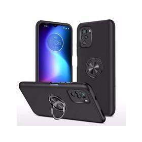 Alan Şanslı Xiaomi Poco F3 Elit Yüzüklü Kapak Siyah Kılıf