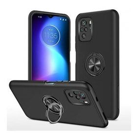 Alan Şanslı Xiaomi Poco F3 Elit Yüzüklü Kapak Siyah Kılıf