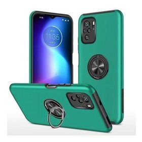 Alan Şanslı Xiaomi Poco F3 Elit Yüzüklü Kapak Yeşil Kılıf