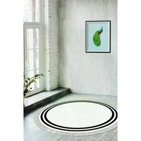 Alanur Home 1696 Beyaz Siyah Eko Trend Djt Banyo Paspası