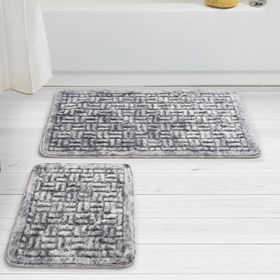 Alanur Home Domino 2'li Cotton Klozet Takımı