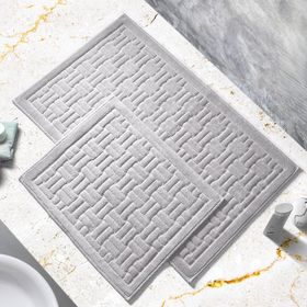 Alanur Home Domino 2'li Cotton Klozet Takımı