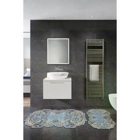 Alanur Home ST210149KM Karanfil Lazer Kesim İkili Banyo Takımı