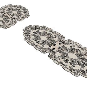 Alanur Home ST210159KR Şebboy Lazer Kesim İkili Banyo Takımı