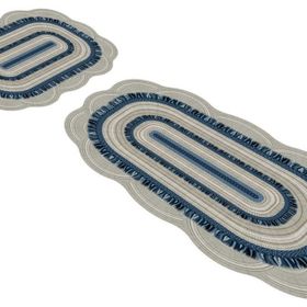 Alanur Home ST210164MV Lilyum Lazer Kesim İkili Banyo Takımı