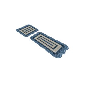 Alanur Home ST210167MV Begonya Lazer Kesim İkili Banyo Takımı