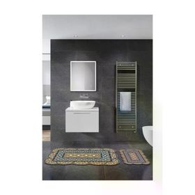 Alanur Home ST210180KR Sümbül Lazer Kesim İkili Banyo Takımı