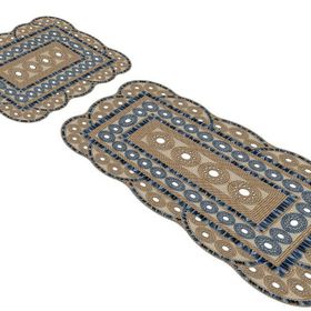 Alanur Home ST210180KR Sümbül Lazer Kesim İkili Banyo Takımı