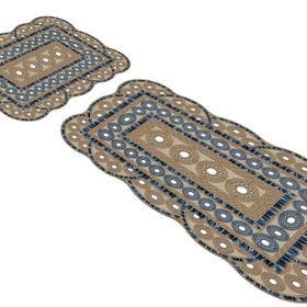 Alanur Home ST210180KR Sümbül Lazer Kesim İkili Banyo Takımı
