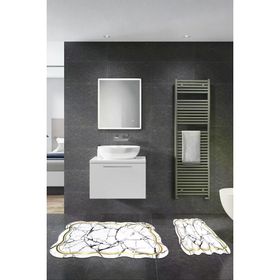 Alanur Home ST210193KR Defne Lazer Kesim İkili Banyo Takımı