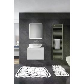 Alanur Home ST210195KR Defne Lazer Kesim İkili Banyo Takımı