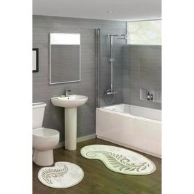 Alanur Home ST210FG411KR Gardenya Lazer Kesim İkili Banyo Takımı