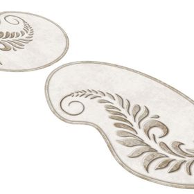 Alanur Home ST210FG411KR Gardenya Lazer Kesim İkili Banyo Takımı