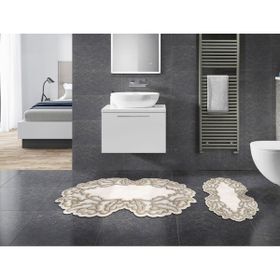 Alanur Home ST210FG412GR Nilüfer Lazer Kesim İkili Banyo Takımı