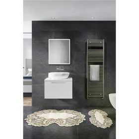 Alanur Home ST210FG412VZ Nilüfer Lazer Kesim İkili Banyo Takımı