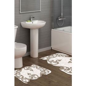 Alanur Home ST210FG415BJ Kamelya Lazer Kesim İkili Banyo Takımı