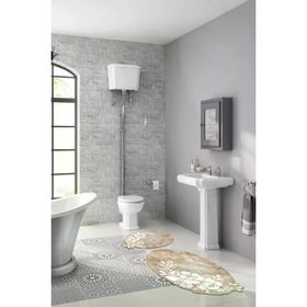 Alanur Home ST210FG419VZ Mine Lazer Kesim İkili Banyo Takımı