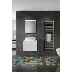 Alanur Home ST210FG421MV Hanımeli Lazer Kesim İkili Banyo Takımı