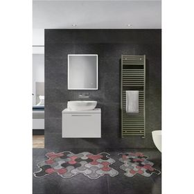 Alanur ST210FG421PU Hanımeli Lazer Kesim İkili Banyo Takımı
