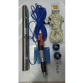 Alarko 17656818 Yassı Kablolu ve Panolu Halatlı Çift Vanalı Akıtma Başlıklı Monofaze Takım Dalgıç Pompa