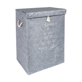 Alas Gri 55x41x30 cm Keçe Kapaklı Mega Kutu
