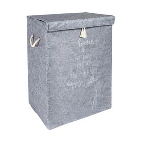 Alas Gri 55x41x30 cm Keçe Kapaklı Mega Kutu