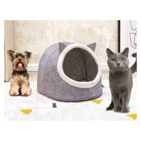 Alas Gri Alaska Kedi Köpek Yatağı Yuvası