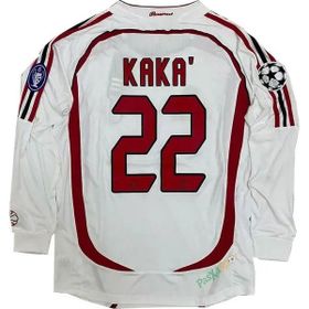 Alaturka Mix Ac Milan 2007 Kaka Şampiyonlar Ligi Finali Beyaz Uzun Kol Maç Forması