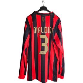 Alaturka Mix Ac. Mılan 3 Paolo Maldini 125.YIL Kırmızı Özel Uzun Kol Forma