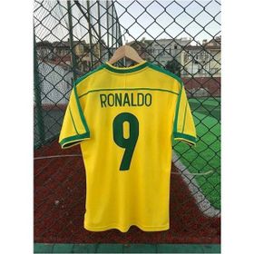 Alaturka Mix Brezilya Milli Takımı 98 Dünya Kupası Sarı Ronaldo Nazario Nostalji Forması