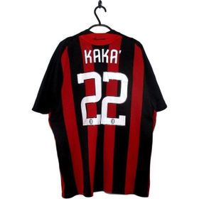 Alaturka Mix Jersey Ac Milan 22 Kaka Leite 2008-09 Uefa Cup Kırmızı Futbol Forması