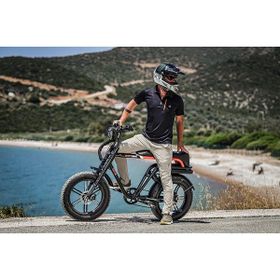 Alba Motobike Siyah Turuncu Elektrikli Bisiklet
