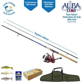 Alba Star TTS008 Tam Takım Hobi Spin Atçek Olta Seti
