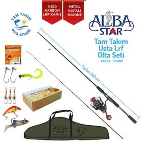 Alba Star TTS022 LRF Tam Takım Usta Olta Seti
